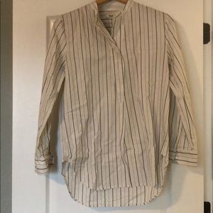 Madewell Long Button Up Top